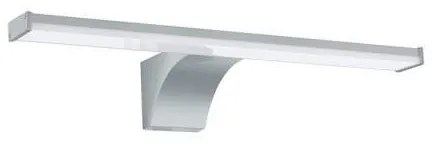 Applique Moderna Pandella 2 Led Plastica Argento E Cromo
