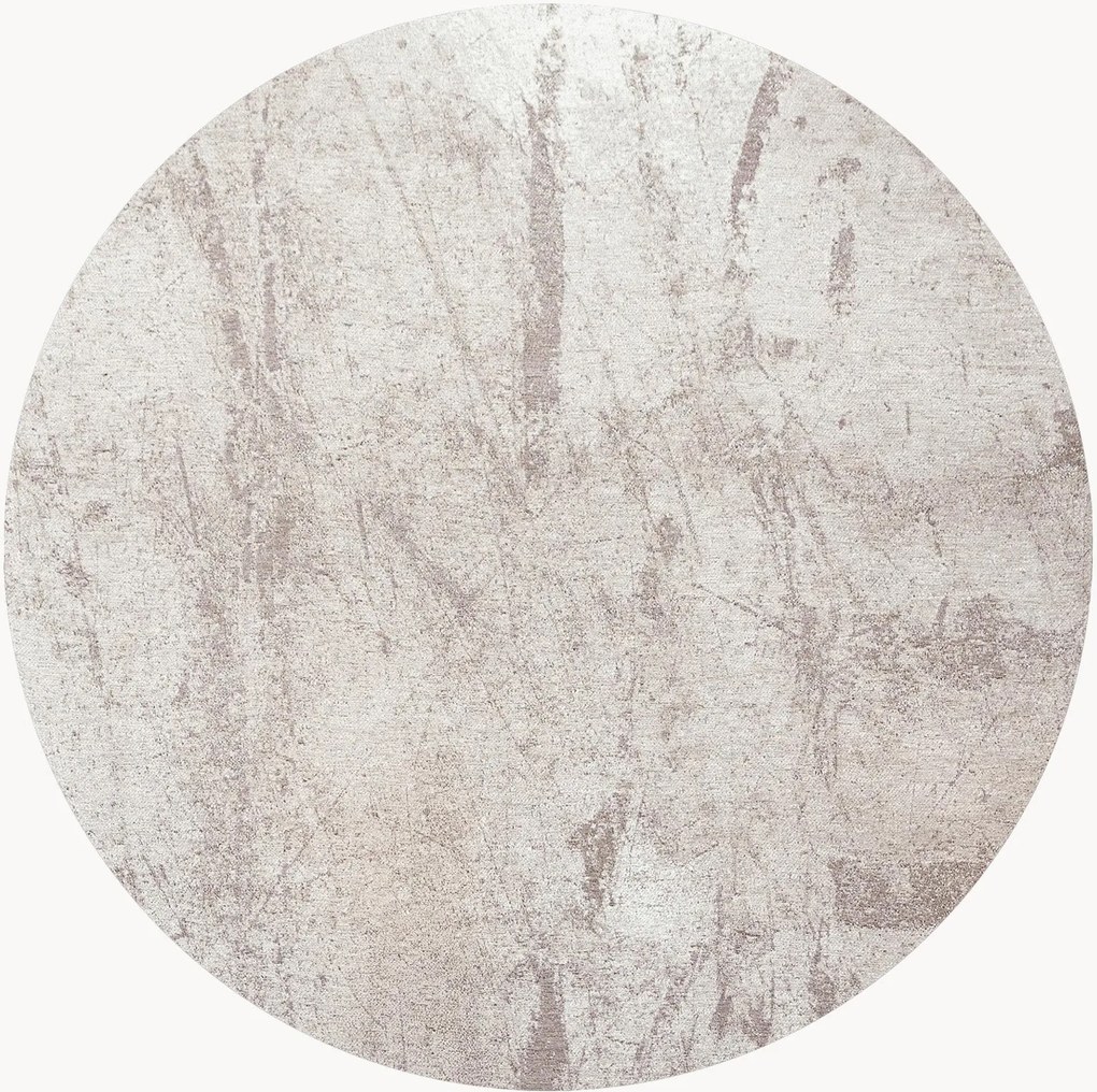 Tappeto rotondo jacquard lavabile da interno-esterno Sol