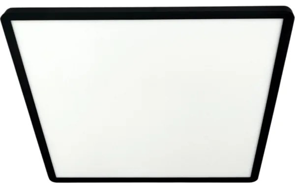 Plafoniera LED/40W/230V 3000/4000/6500K 50x50 cm nera