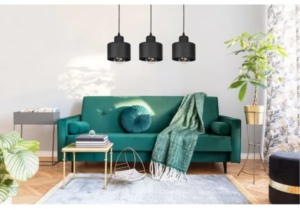 Lampadario a sospensione con filo BODO 3xE27/60W/230V