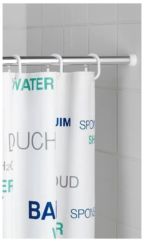 Asta per tenda da doccia color argento lucido 110 - 185 cm – Wenko