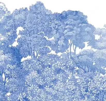 Rebel Walls Carta da parati panoramica Bellewood - Porcelain