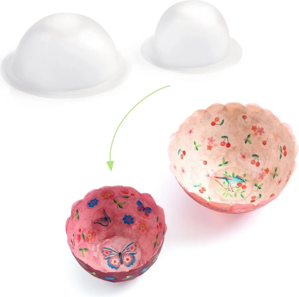 Fai da te - Coppette di carta rosa