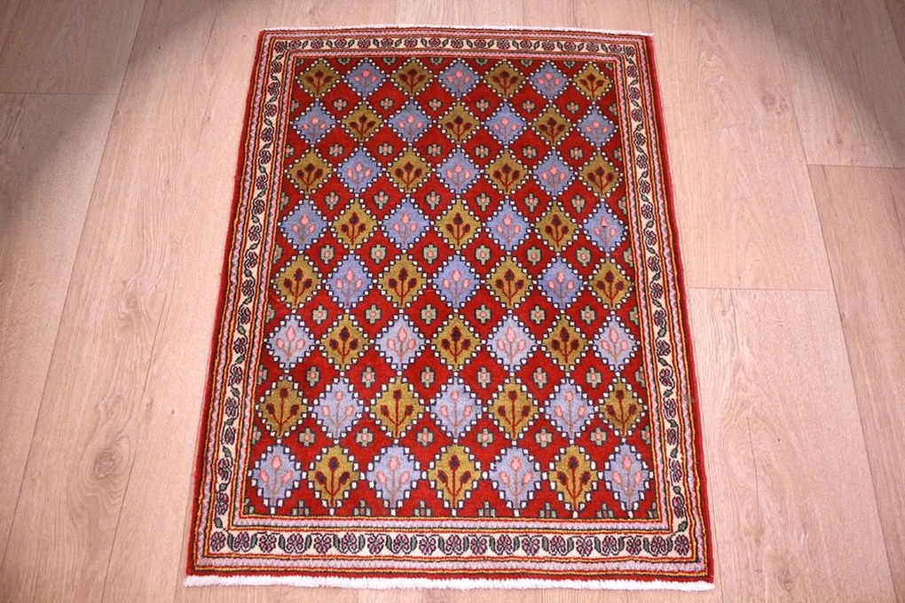 Kashan Tappeto 80 x 60 (Iran) Annodato A Mano