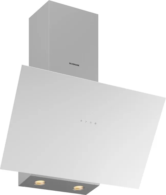 Cappa a parete 3481 vetro dritto SILVERLINE bianco L 60 cm