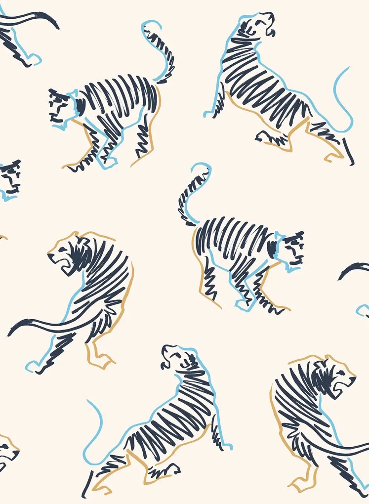 Isidore Leroy Tapete Mini Tigres - 6244301