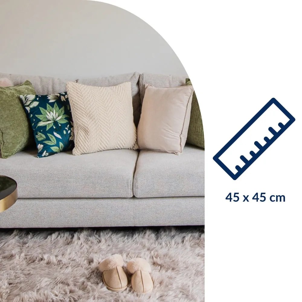 Cuscino decorativo in ciniglia 45x45 cm Renee – Tiseco Home Studio