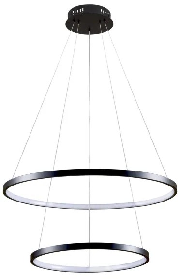 Lampadario LED a sospensione con filo LEA LED/35W/230V 4000K diametro 60 cm nero