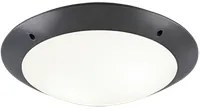 Plafoniera Esterno Soffitto Moderna 5W Nera 33 cm Camaro GD Trio