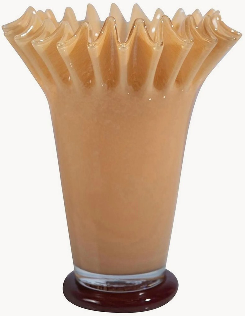 Vaso in vetro soffiato Lori, alt. 28 cm