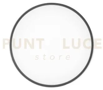 Plafoniera led pangea nera 24w 3520lm cct 3000k 4000k 6500k 41x41x6cm