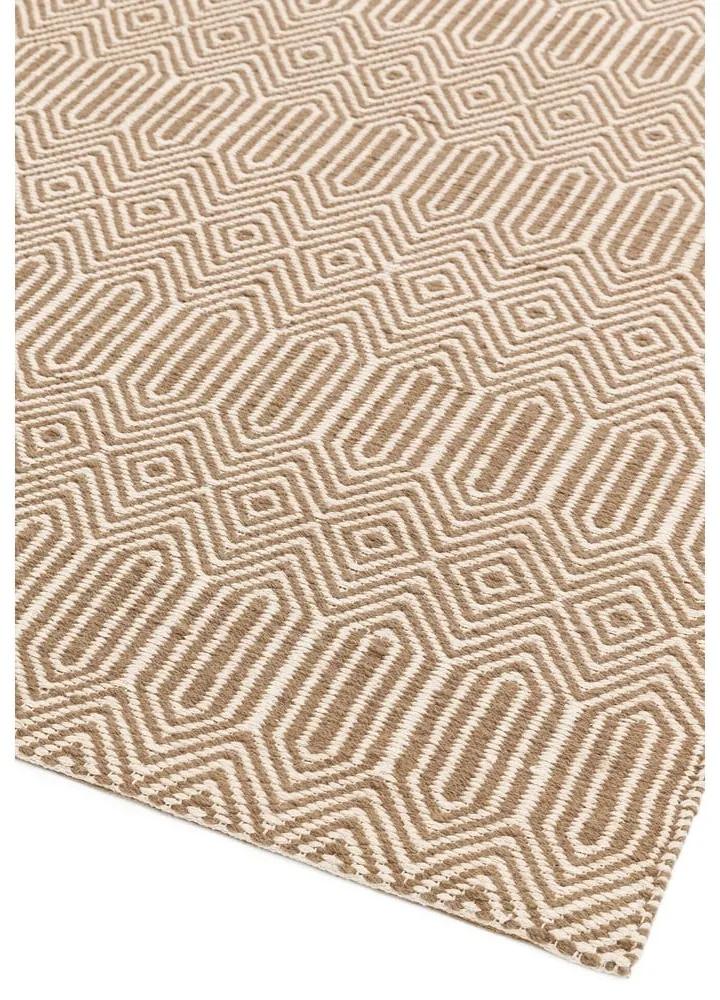 Tappeto in lana marrone chiaro 120x170 cm Sloan - Asiatic Carpets