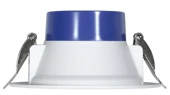 Faro da incasso 8W, Foro Ø90 - 100mm Bianco da 680lm Rotondo Colore Bianco Freddo 6.000K