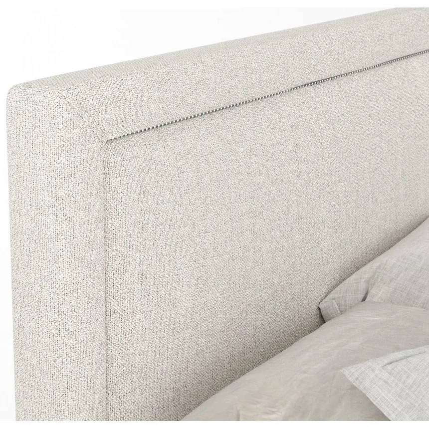 Letto boxspring beige con contenitore 180x200 cm Lavenda – Maison de Rêve
