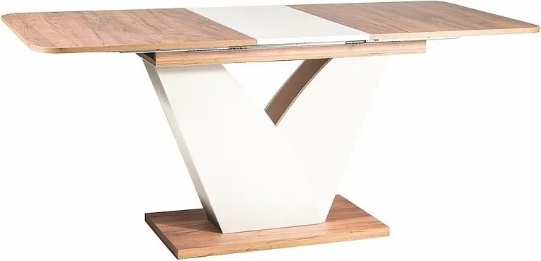 Tavolo allungabile Vidar in rovere craft tabacco/crema - L140-180 cm