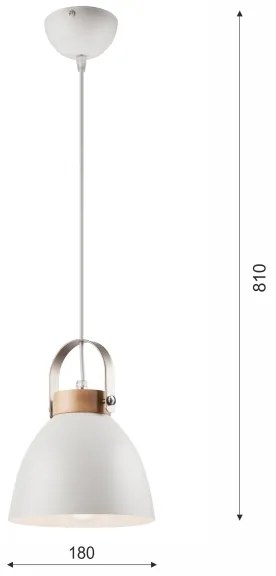 Lampadario a cavo DANIELLE 1xE27/60W/230V