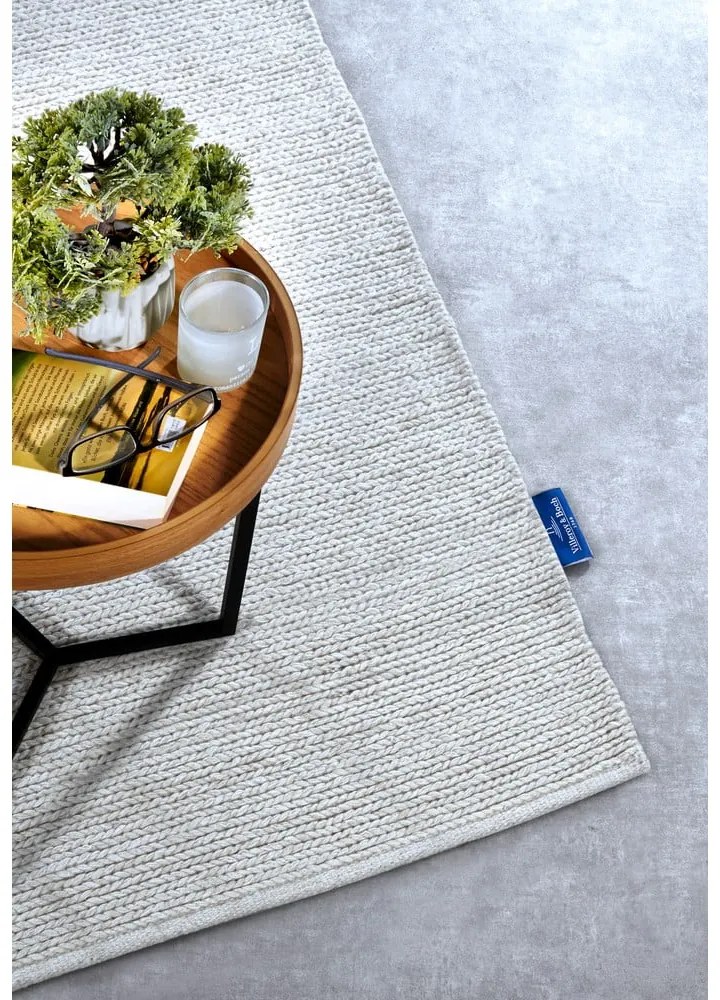 Tappeto bianco in lana tessuto a mano 80x150 cm Francois – Villeroy&amp;Boch