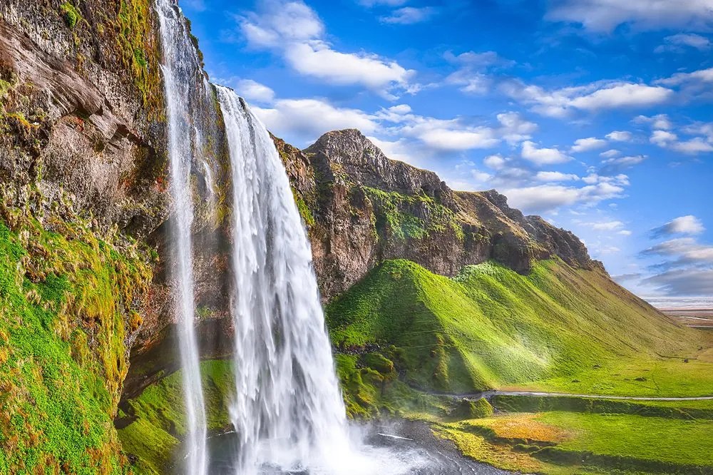 Carta da parati autoadesiva – Cascata Seljalandsfoss