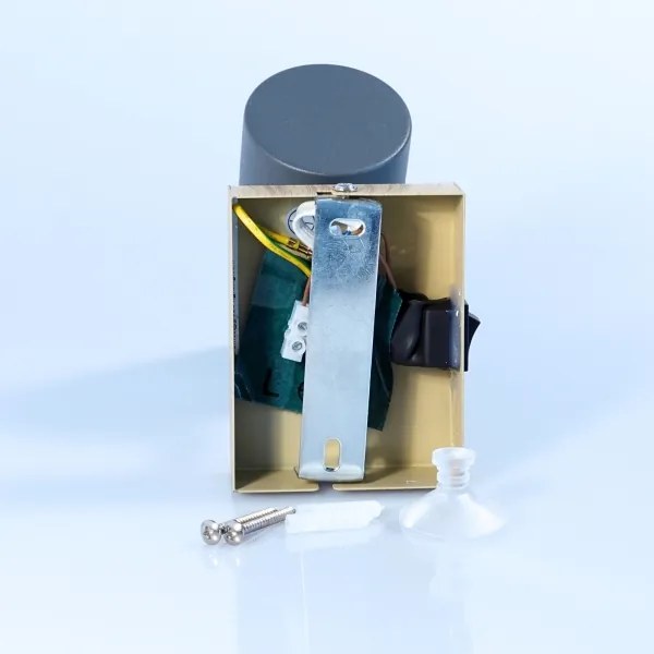 Globo 57911-1G - Faretto da parete ROBBY 1xGU10/25W/230V grigio/marrone