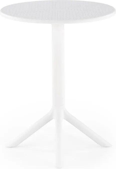 Tavolo rotondo Calvo in bianco - ø60/h72 cm