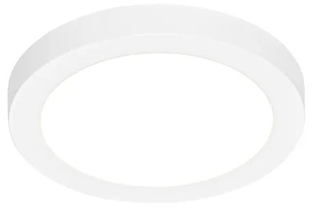 Set di 6 faretti da incasso o superficie bianchi 18 cm incl. LED Dimmerabile a 3 livelli per luce calda - Trans