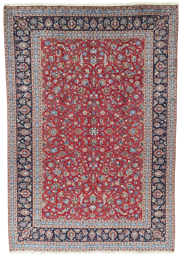 Kashan Tappeto persiano 350 x 250 Rosso (Iran) Annodato A Mano