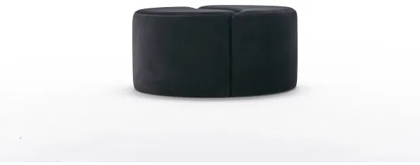 Pouf JING Ø 80 cm antracite