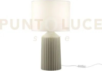 Lume sahara in ceramica verde 1 luce attacco e27 misura totale d27,...