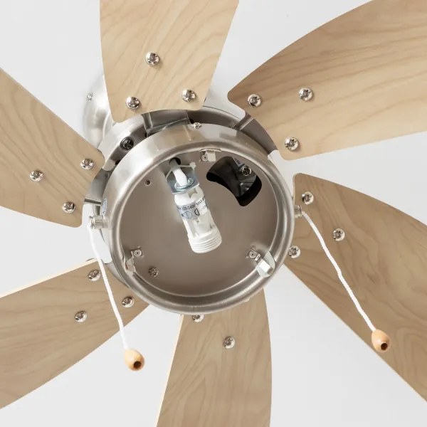 ZEVENTI - Ventilatore da soffitto FAMARA 1xE14/60W/230V beige