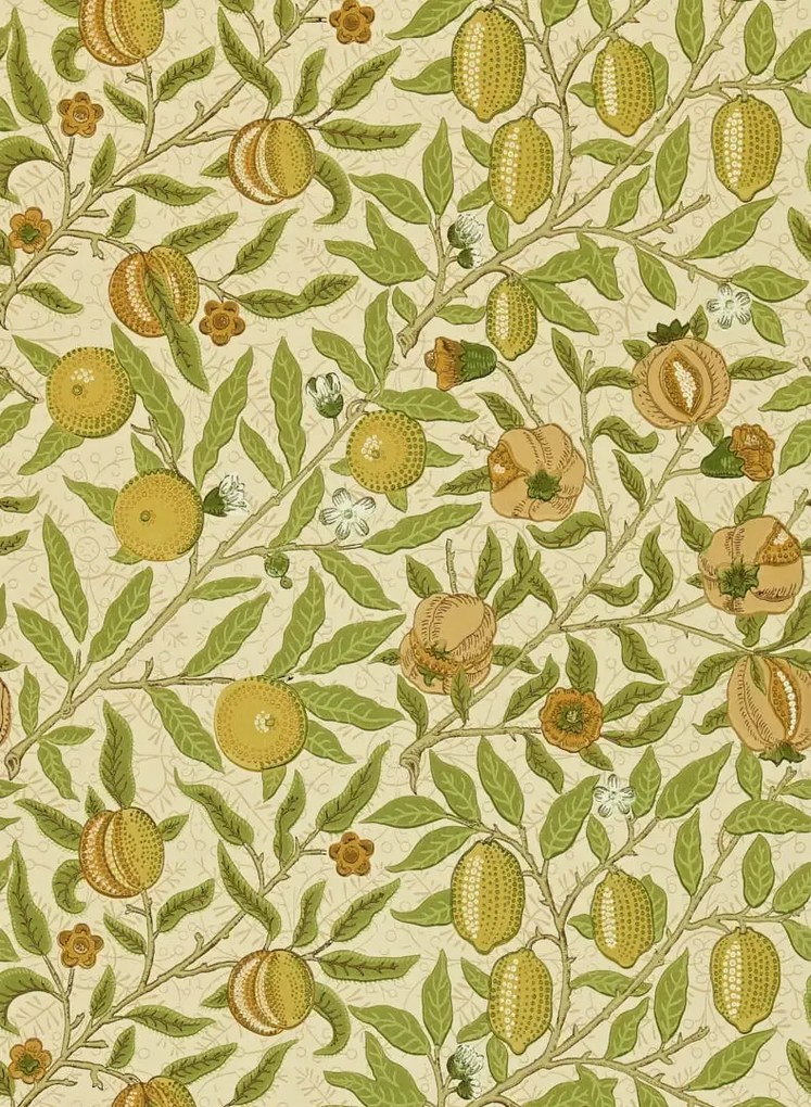 Morris & Co Tapete Fruit - Lime/ Green/ Tan
