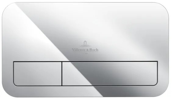 Villeroy & Boch 92249061 - Pulsante di scarico VICONNECT, finitura cromo lucido