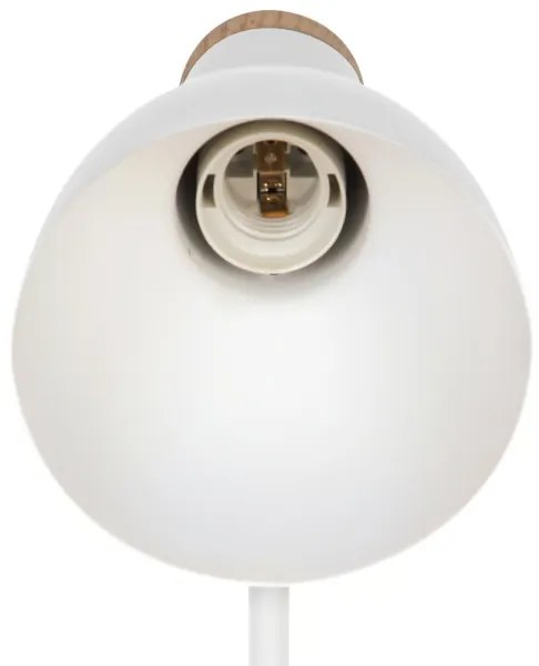 Nordlux - Lampada da tavolo DEVONE 1xE27/15W/230V bianca