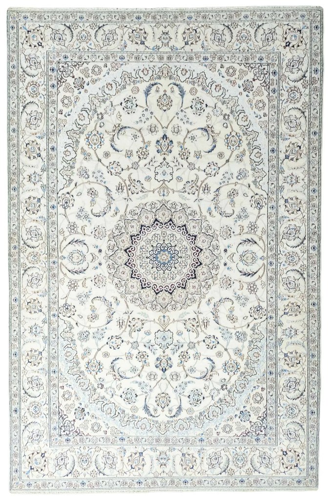 Nain Tappeto 210 x 310 Beige (Iran) Annodato A Mano