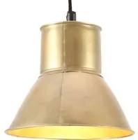 Lampada a Sospensione 25 W Ottone Rotonda 17 cm E27 320572