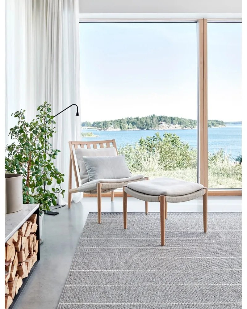 Passatoia da interno/esterno grigia 85x200 cm Belle Concrete – Pappelina