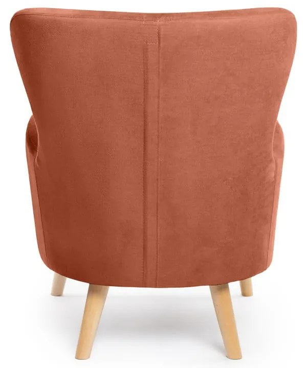 Poltrona in colore mattone Noemye - Bonami Essentials