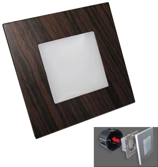 Emithor 48306 - Lampada LED di orientamento STEP LIGHT 16xLED/1W/230V