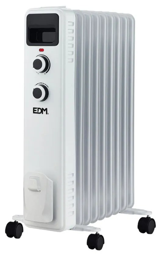 Radiatore a Olio (9 elementi) EDM 07124 Bianco 2000 W