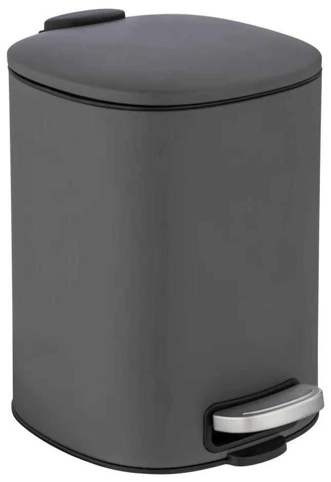 WENKO 24780100 - Cestino ALASSIO 20,5x27 cm grigio/nero