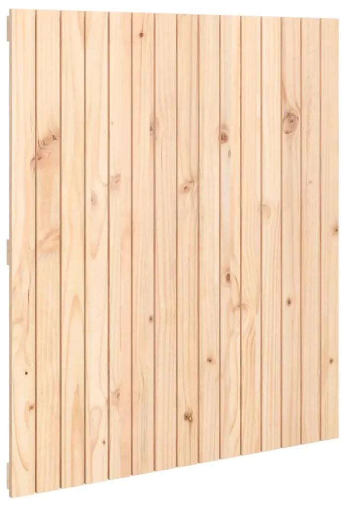 Testiera da parete 95,5x3x110 cm in legno massello di pino