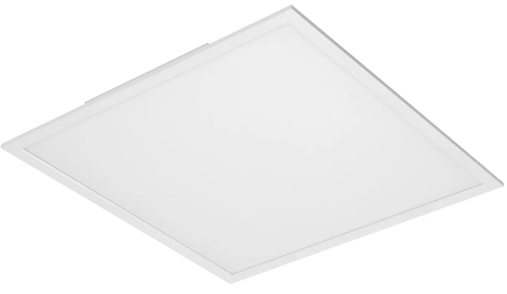 Plafoniera Moderna Piatto Metallo Bianco Led Integrato 36W