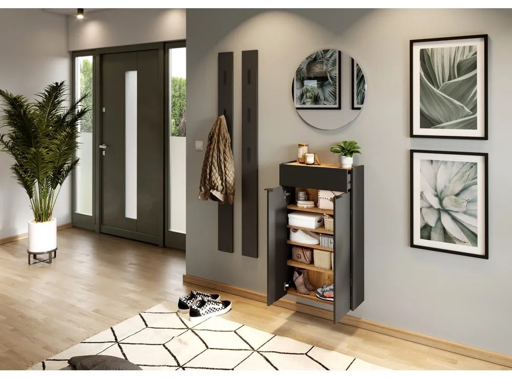 Armadietto color antracite 56x97x22 cm Ameca – Germania