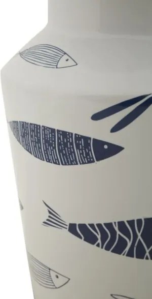 Vaso Ceramica Fish Double Cm Ø 14X34