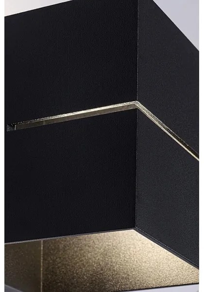 Rabalux 7017 - Applique KAUNAS 1xG9/10W/230V nera