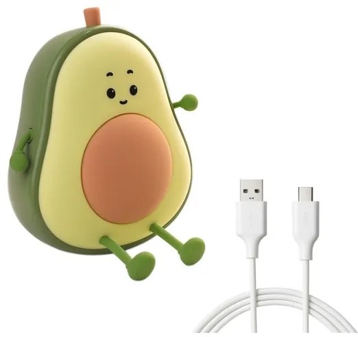 Lampada notturna ricaricabile a intensità regolabile per bambini AVOCADO LED/1W/5V 1200 mAh