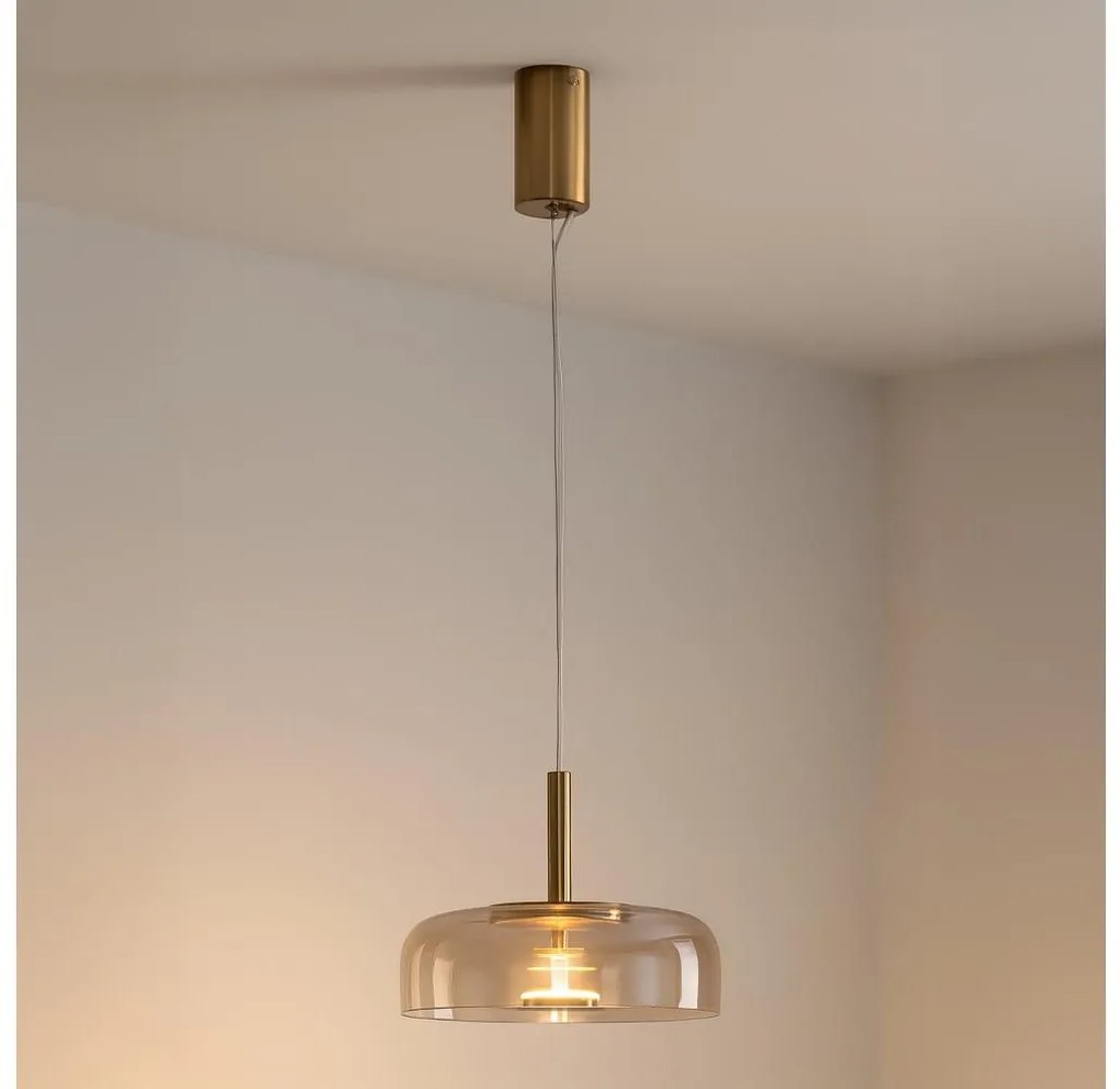 Lampadario LED a sospensione con filo LED/8W/230V 3000K diametro 30 cm