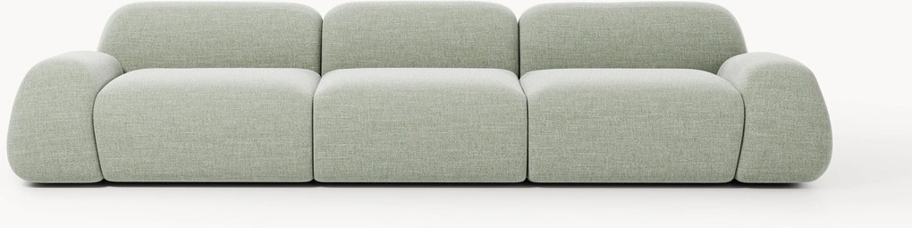 Divano componibile 4 posti in bouclé Wolke