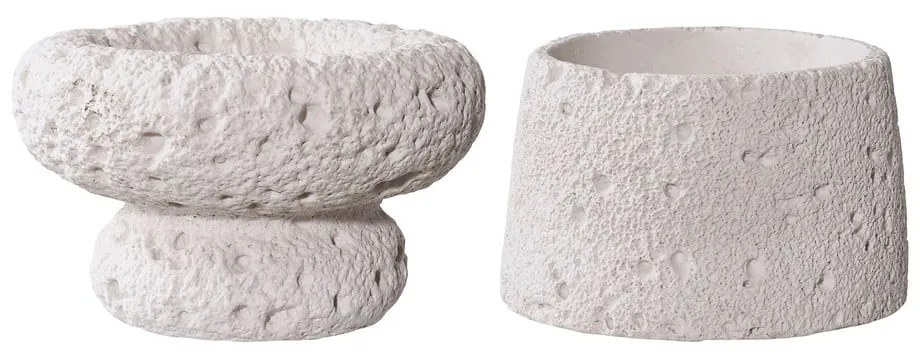 Portacandele per lumini in cemento in set di 2 pezzi - House Nordic