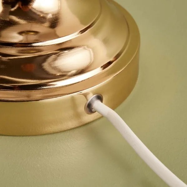 Lampada da tavolo AYD 1xE27/40W/230V beige/oro