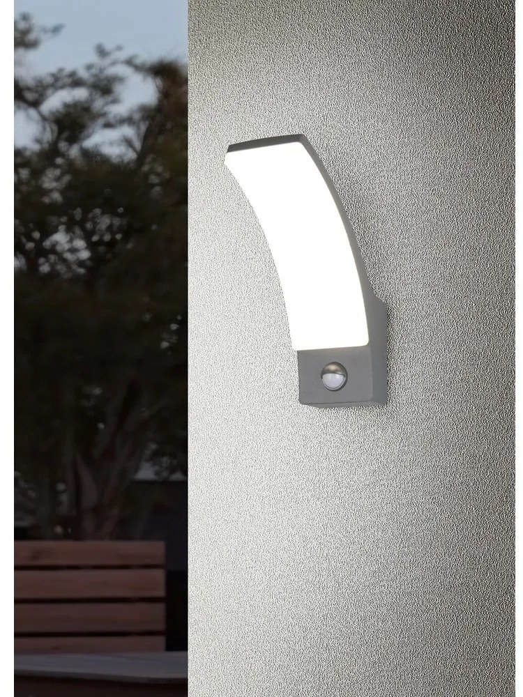 Illuminazione esterna LED con sensore di movimento da parete (altezza totale 22,5 cm) Beja – Trio